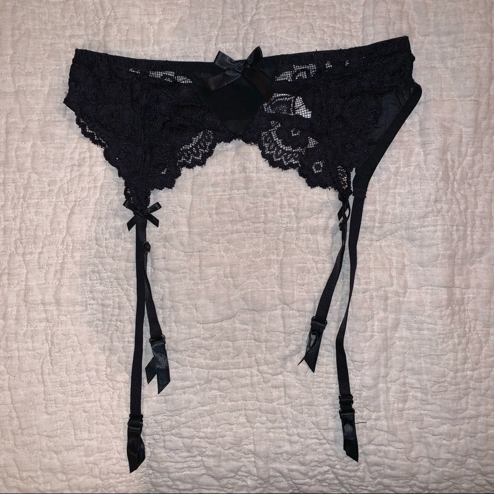 Never worn garter belt lingerie